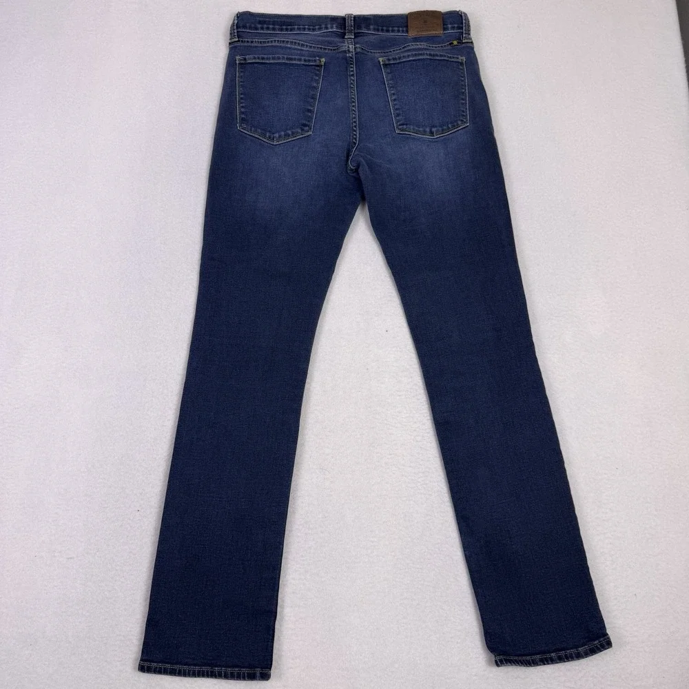 Lucky Brand Brooke Straight Ankle Jeans Women's 8/29 Blue Denim‎ Mid Rise